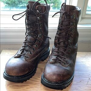 Cabela's Dark Brown Leather Women’s Hiking Boots 9M